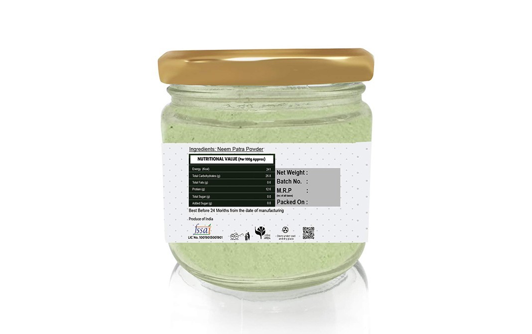 Trinetra Neem Patra Powder    Pack  100 grams